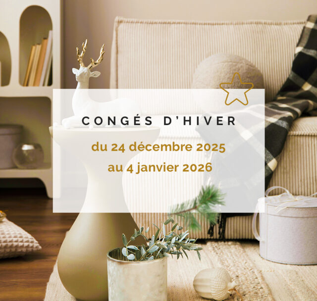 Fermeture fin d&rsquo;année