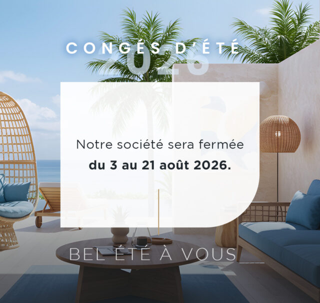 Congés d&rsquo;été 2026